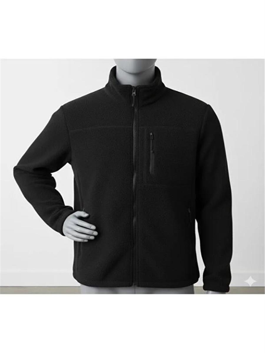 Polar 3 Cepli Siyah 290 gr/m Tam Fermuarlı