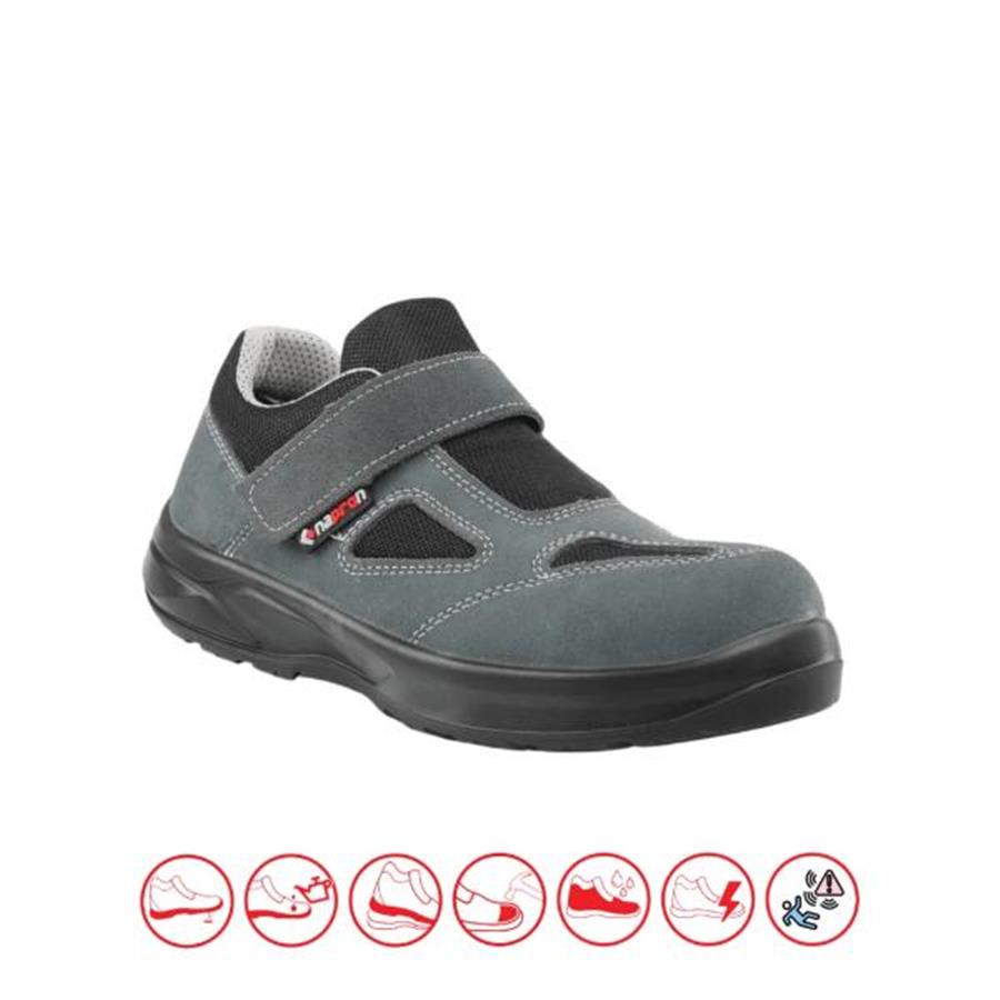 NAPRON AS-9000 S1P İş Ayakkabısı Süet Cırtlı