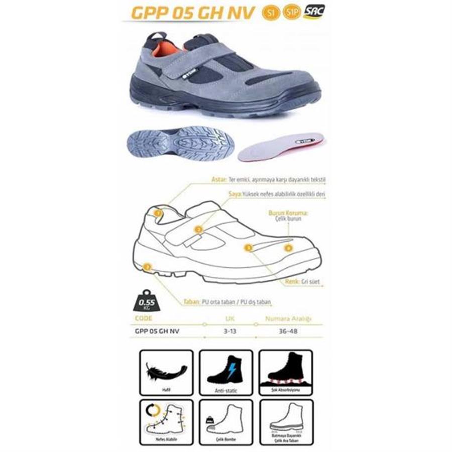 GPP 05 GH NV AYAKKABI -GRİ