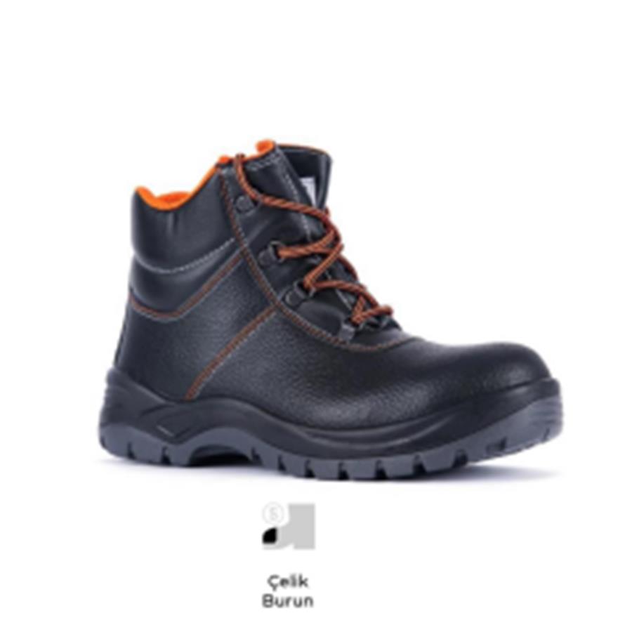 Mekap Pro Jüpiter 023 S2 SRC Baskılı Deri Çelik Burun İş Botu