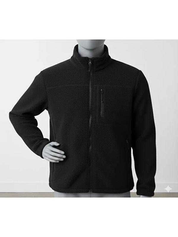 Polar 3 Cepli Siyah 290 gr/m Tam Fermuarlı