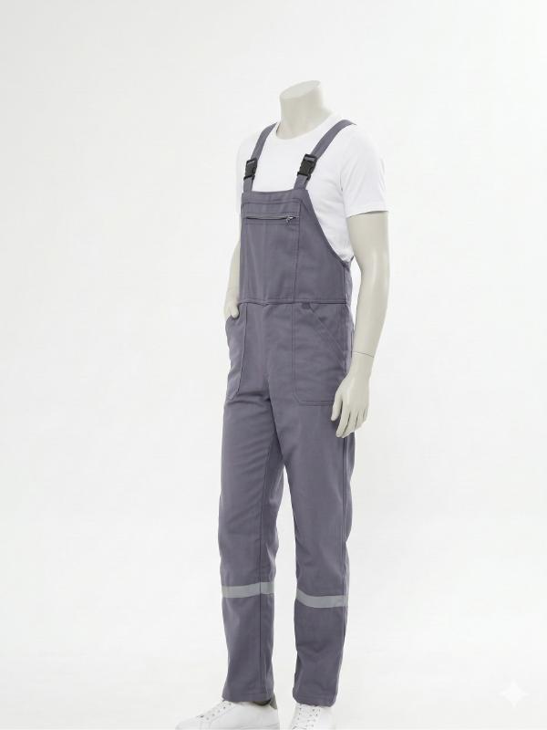 Bahçıvan İş Tulumu Reflektörlü %100 Pamuk