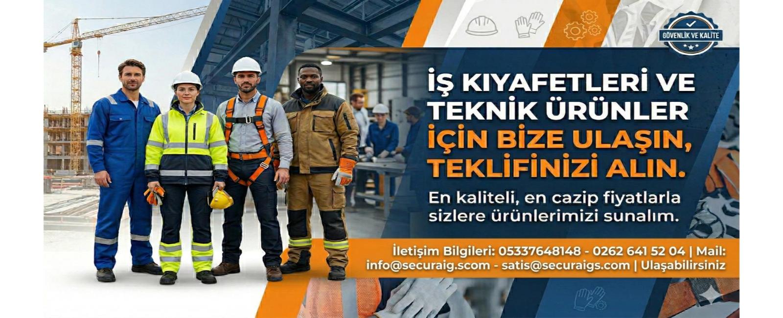 Tüm İş Kıyafetlerinde Teklifinizi Alın